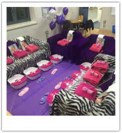 sweet 16 pamper parties and sweet 16 themed parties for girls in London.