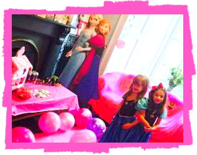 frozen little girl princess birthday party